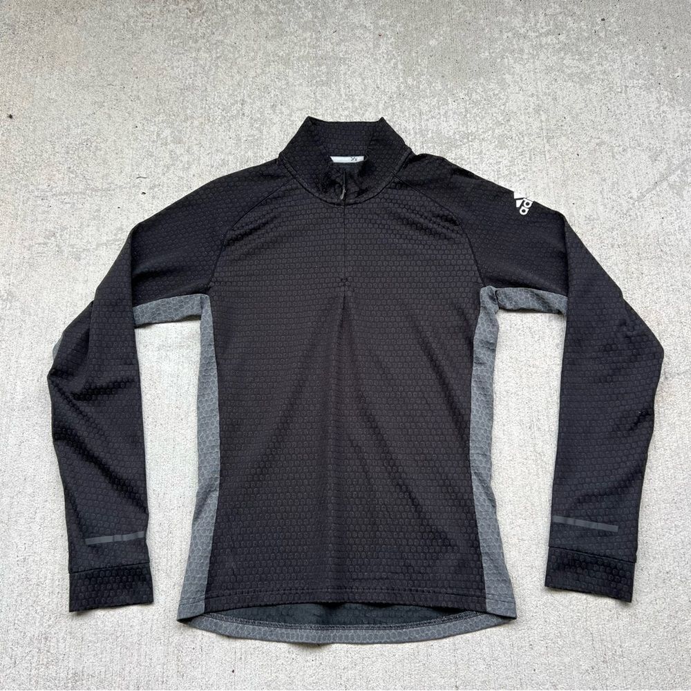 Adidas quarter zip golf pull over women’s s